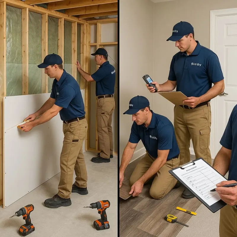 Repairs and Reconstruction process in Blossburg, PA