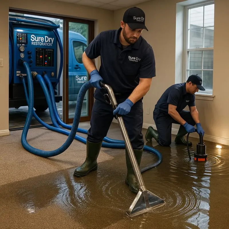 Water Extraction and Removal process in Blossburg, PA